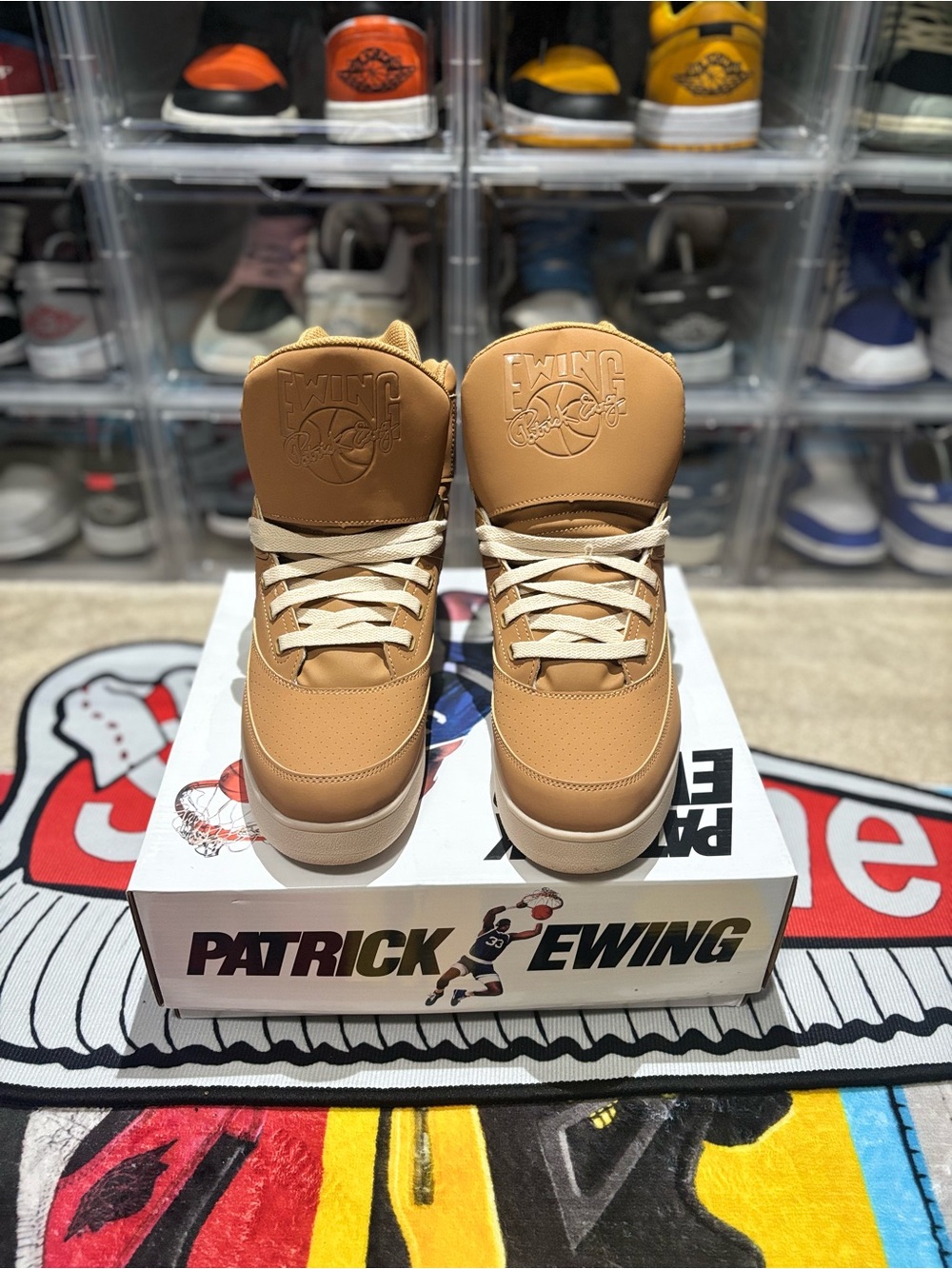 Ewing Athletics Ewing 33 Hi PU High Top Wheat/Sand Men’s Sneaker 1BM02101-200